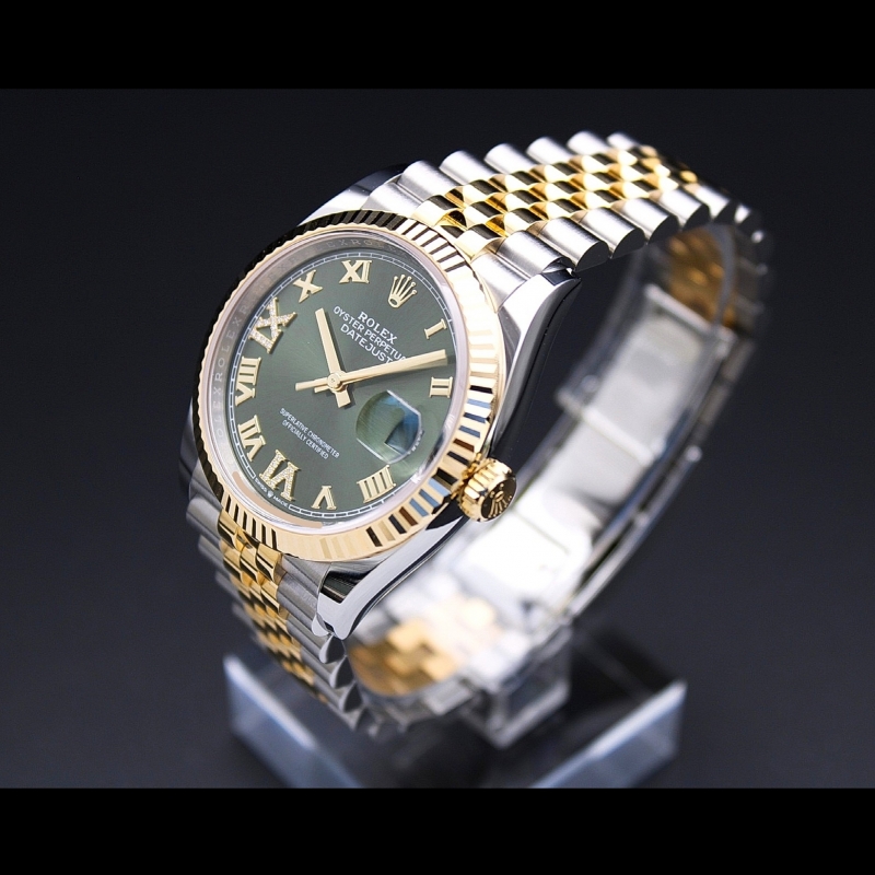 Datejust 36mm Olive Green Roman Jubilee