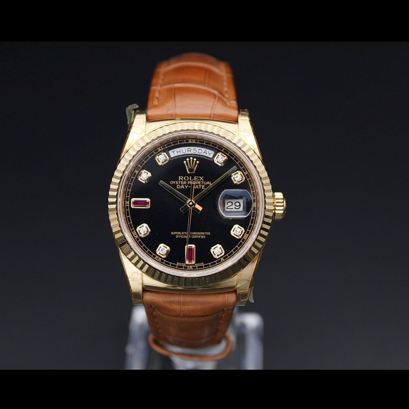 Day-Date 36 Diamond Rubin